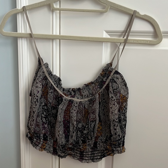 Kimchi Blue patterned crop top - Picture 2 of 3